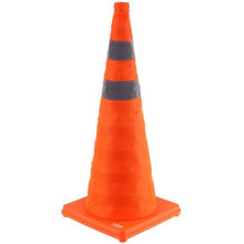 28" Collapsible Traffic Cones 4 Pack with Reflective Collars & Storage Bag