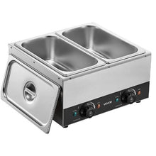 Chocolate Melting Machine 2-Tank 17.6 Lbs 1600W Dual Temp Control Water Bath Heating 86–185°F