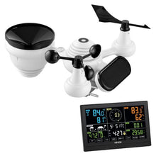 7-in-1 Wi-Fi Weather Station 7.5-Inch VA Display Solar-Powered Sensor Wind Rain Temperature & Humidity Monitoring
