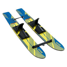 46" Kids Water Skis – Training Combo with Adjustable Bindings Double-Handle Rope & Stabilizer Bar