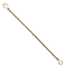 3/8 Inch Binder Chain Tow Chain with Hooks 10mmX3m-2 (2 Pack)