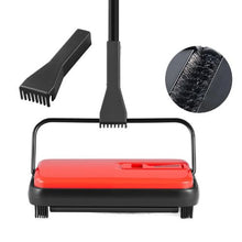 6.7 Inch Carpet Sweeper Manual Floor Sweeper with for Home Office Carpets Pet Hair Dust
