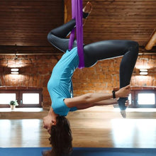 Aerial Yoga Hammock 8.7 Yards 100gsm Nylon Rigging Hardware Purple
