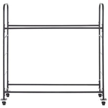 59.5x20.9x59.5 In Rolling Tire Storage Rack2-Shelf Tire Garage Workshop Repair Shop LX061