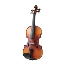4/4 Full Size Violin Set for Adults Matte Brown Solid Wood Beginner Fiddle with Case & Accessories