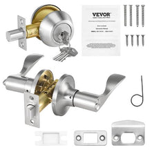 Door Lever & Single Cylinder Deadbolt Combo Set