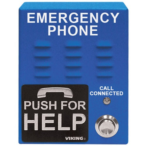 VoIP Emergency Phone Blue VIK-E-1600-65-IP