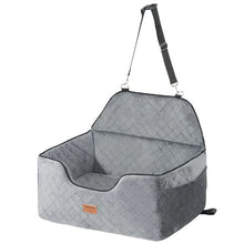 55 lbs Dog Booster Car Seat Pet Car Seat Small Dog up to Gray for Car JBS-PCS-001-GRAY
