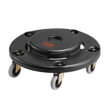 Trash Can Dolly with Lockable Wheels - Fits 20-55 Gallon Containers, 500lbs Capacity
