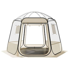Pop-Up Bubble Tent – 10×9.2 Ft Clear Waterproof UV-Resistant Dome Tent for 4–8 Persons