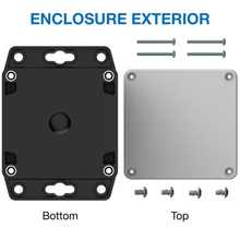 4.36" X 1.38" X 3.15"Plastic Box Enclosure With Flang RBF33P06G08B