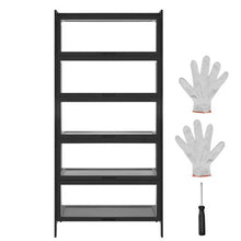 68-Inch Display Cabinet with Acrylic Doors 5-Tier Wooden Curio Cabinet for Collectibles