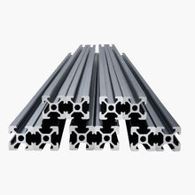 0.19 Inch T Slot Aluminum Extrusion Anodized Linear Rail 1000 mm 2020-100-10 ( Pack of 10)