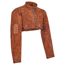 Flame Resistant Cowhide Leather Welding Cape Sleeve – Heat-Resistant Safety Gear for Welding & Blacksmithing (M Size)