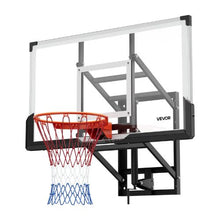 54" Adjustable Wall-Mount Basketball Hoop – Indoor/Outdoor for Playing