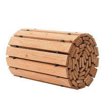 Brown Straight Pathway Roll Out Garden Walkway Wooden Garden