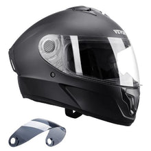 Full Face Smart Street Motorcycle Helmet with Bluetooth & Interchangeable Lens, DOT Approved (Medium)