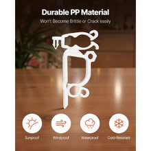 C3 and C4 Mini Outside String Lights Weatherproof Holiday Outdoor Lighting Hanging Hooks (Pack of 200)