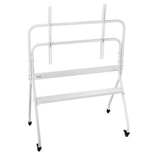 35-100" Rolling TV Stand, Portable with Wheels for Home & Office (Four Brackets), Fixed Mobility, Fits Screen Size: 81.3-215.9 cm, One-Layer Tray