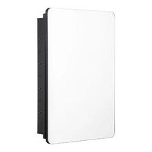 20x30 Inch Medicine Cabinet with Mirror Aluminum Frame 4-Layer Adjustable Shelves, Recessed & Wall-Mounted for Bathroom