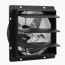10-Inch Shutter Exhaust Fan 1000 CFM EC Motor with Smart Temperature Control & Timer for Garage Shed & Greenhouse