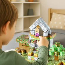 Magnetic Blocks 150PCS Forest Castle Set, STEM Building Cubes for Kids 3+