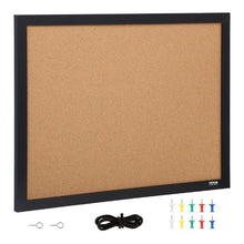 Cork Board Cork Board Double-sided Bulletin Board with MDF Sticker Frame for Office&Home