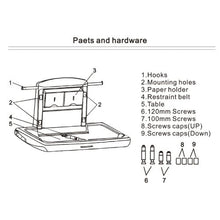 Wall-Mounted Horizontal Baby Changing Table Vertical Fold-Down Diaper Changing Station