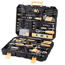 245-Piece Household Tool Kit Hammer Wrench Pliers & Storage Case for Home Repairs
