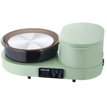 Pottery Wheel 11" Aluminum Turntable 450W Electric Wheel Foot Pedal 30-300 RPM(Green)