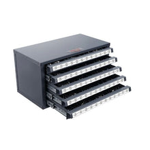 Drill Bit Dispenser Cabinet 5-Drawer Organizer for 33/64"–63/64" Steel Drill Bits Stackable with Labels