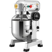 Commercial Food Mixer 15 Qt 500W 3-Speed Dough Hook & Whisk