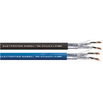 RE-2Y(St)Yv PiMF Stranded BC Shield Individual Al Tape PE PVC 300V Instrumentation Cable