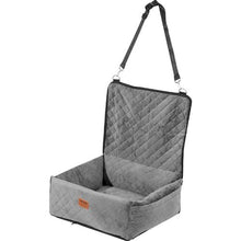 40lbs Dog Booster Car Seat Pet Car Seat Small Dog up to Gray for Car JBS-PCS-003-GRAY