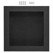 16 x 16 Inch Shower Niche Ready for Tile Recessed Wall Shelf with Single Divider (Black)