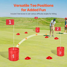 9-Hole Backyard Golf Chipping Game, Portable Outdoor Golf Game for Adults and Kids