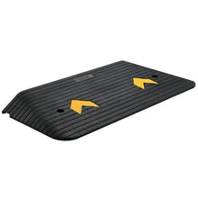 3 Inch Upgraded Rubber Threshold Ramp with 1 Channel Natural Rubber Car Ramp for Wheelchair and Scooter