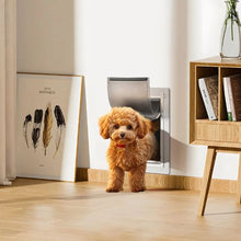 9.29" x 13.19" Pet Door Metal Frame with Lock and 3-Flap System Weatherproof Doggy Door Easy to Install in Interior for Pets