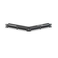 24 Port DataPatch Cat6 Plus Angled Punchdown Panel 1RU DPA24688TGY