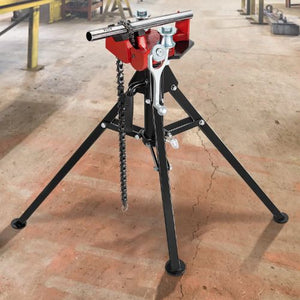 1/8"-5" Pipe Capacity Chain Vise with Tripod Stand for Plumbing and Pipe Work TP-425