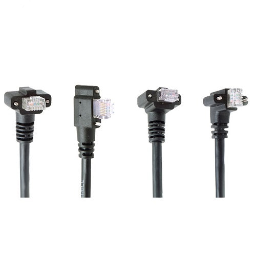 Industrial Camera GigE Cable Assemblies With Screw Locking PCM-CLC-45