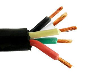 500' 12/5 SOOW Black Portable Power Cable 600V UL CSA