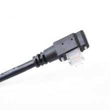 GigE Cable High Flex RJ45 Horizontal Right Exit W/ Recessed Screws PCM-CLC-41