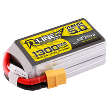 Tattu R-Line Version 5.0 1300mAh 4S1P 14.8V Lipo Battery Pack With XT60 Plug TAA13004S15X6