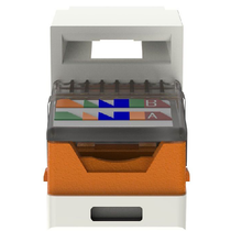 22-24 AWG Mini-Com RJ45 Cat5e UTP Jack Module Leadframe CJ588IWY