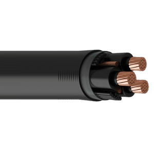 2/0 AWG 3C Copper MV-90 Non-Shielded XLPE Insulated PVC Jacketed 2.4 kV