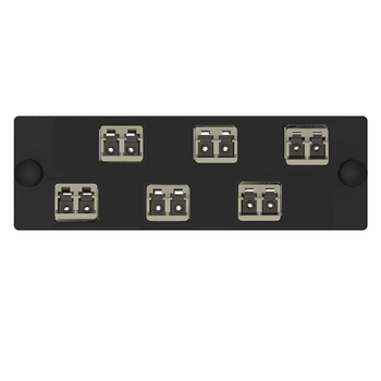 6 Port Opticom LC Fiber Adapter Panel Duplex OM1 FAP6WEIDLCZ