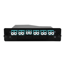 MTP/PC Male to LC/UPC OM3 Multimode LGX Mount Compatible Aqua Adapter FB43-1301-12FMM