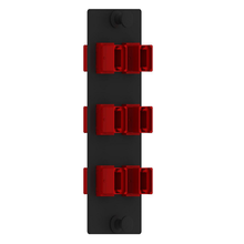 6 Port Opticom MPO Fiber Optic Adapter Panel FAP Vertical FAPV0624RDMPO
