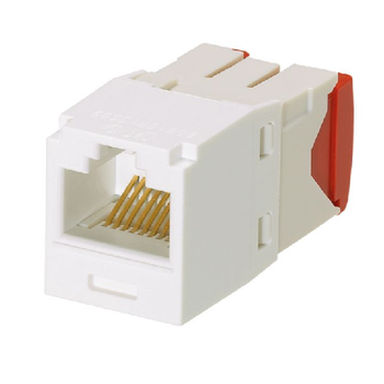 22-26 AWG Mini-Com RJ45 TG Style Cat5e Plus UTP Jack Module Polycarbonate CJ5E88TGAW